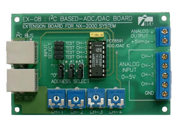 EX-08 - I2C-Based ADC/DAC Board