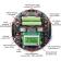 General features of the Pololu 3pi robot, top view