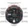 Labeled bottom view of the Pololu 3pi robot